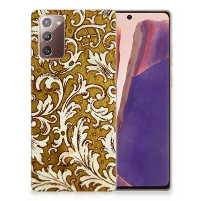 Siliconen Hoesje Samsung Note 20 Barok Goud Siliconen Hoesje Samsung Note 20 Barok Goud