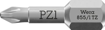 Wera 855/1 TZ Bits Pozidriv, PZ 1 x 25 mm - 1 stuk(s) - 05056810001