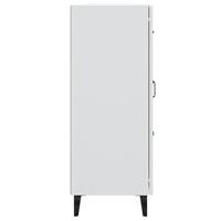 Dressoir 69,5x34x90 cm bewerkt hout wit - thumbnail