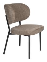 ZILT Eetkamerstoel 'Ondrea' kleur Bruin - thumbnail