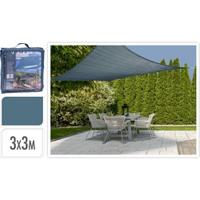 ProGarden schaduwdoek vierkant 3x3 m blauw - thumbnail