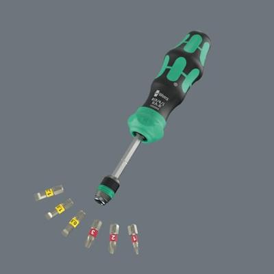 Wera Kraftform Kompakt 25 RA-R Bitschroevendraaier 1/4 Wera Kraftform Kompakt 25 RA-R Bitschroevendraaier 1/4