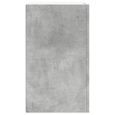 Wandkast 75x35x60 cm bewerkt hout betongrijs
