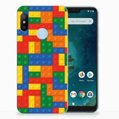 Xiaomi Mi A2 Lite TPU bumper Blokken Xiaomi Mi A2 Lite TPU bumper Blokken