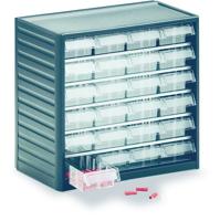 Treston 291-3 Werkplaatsmagazijn ESD (b x h x d) 310 x 290 x 180 mm Antraciet-grijs, Transparant 1 stuk(s) - thumbnail