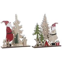 Kerstversiering DKD Home Decor Multicolour 18 x 5 x 20 cm (2 Stuks) - thumbnail