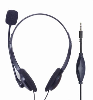 Gembird Thuiswerk set zwart toetsenbord muis+mat en headset - 9510121 Gembird Thuiswerk set zwart toetsenbord muis+mat en headset - 9510121