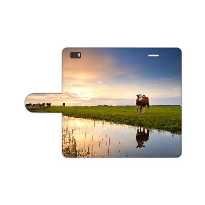 Huawei Ascend P8 Lite | Telefoonhoesje | Met pasjeshouder | Koe Huawei Ascend P8 Lite | Telefoonhoesje | Met pasjeshouder | Koe