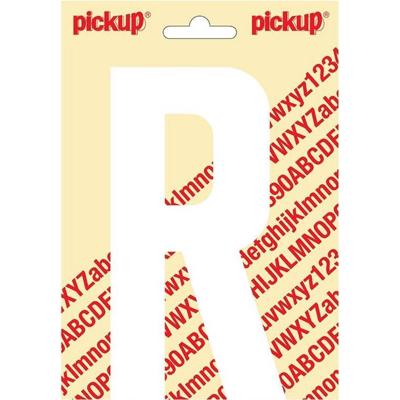Plakletter Nobel Sticker letter R wit Pickup - Pickup