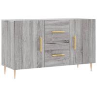 Dressoir 100x36x60 cm bewerkt hout grijs sonoma eikenkleurig - thumbnail