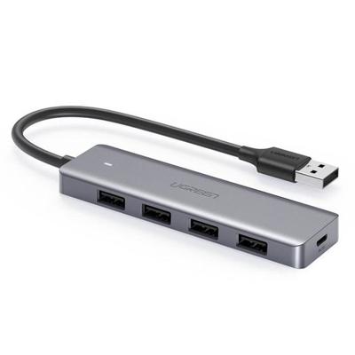 Ugreen Hub Adapter 4-in-1 USB-C naar 4× USB 3.0 + USB-C Grijs