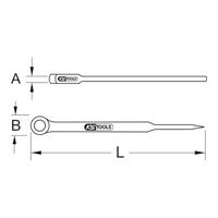 KS Tools 9638181 963.8181 Montage-ringsleutel Sleutelbreedte (metrisch) 30 mm - thumbnail