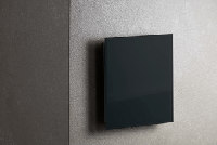 Sunshower Ventilatierooster Vierkant 13x13 cm Zwart Glas (2 stuks) - thumbnail