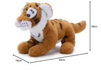 Simba national geographic knuffel bengal-tiger, 25cm - thumbnail