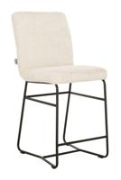 MUST Living Barstoel 'Zola' Chenille, kleur Naturel - thumbnail