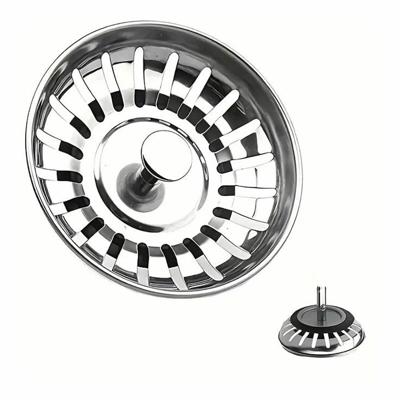 Gootsteenfilters Silex Roestvrij staal Ø 8 cm Zilverkleurig