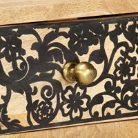 Tv-meubel 100x30x45 cm massief mangohout - thumbnail