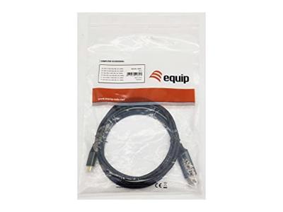 Equip 133416 video kabel adapter 2 m USB Type-C HDMI Type A (Standaard) Grijs, Zwart