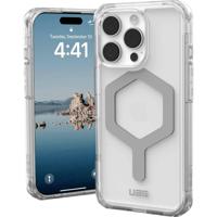 Urban Armor Gear Plyo MagSafe Case Backcover Apple iPhone 16 Pro Ice, Transparant, Zilver MagSafe compatible - thumbnail