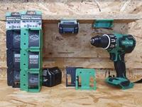 StealthMounts BM-MHH18-GRN-6 Accuhouder voor Hikoki/Hitachi 18V/36V | Groen | 6-pack - BM-MHH18-GRN-6 - thumbnail