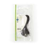 Subwooferkabel | RCA Male - RCA Male | 2,0 m | Zwart - thumbnail