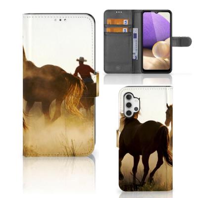 Samsung Galaxy A32 4G | Telefoonhoesje | Met pasjeshouder | Design Cowboy