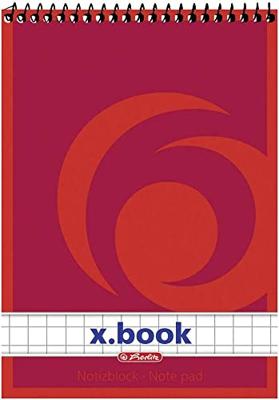 Herlitz Notitieblok 110734 00110734 Wit DIN A7 Geruit Aantal paginas: 50