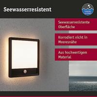 Paulmann Lamina PIR 94665 LED-buitenlamp met bewegingsmelder (wand) LED 15 W Zwart - thumbnail