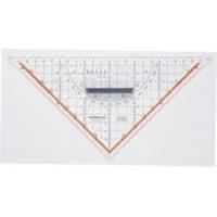 Rumold Geodriehoek 1058 Transparant Lengte schijne zijde: 32.5 cm - thumbnail