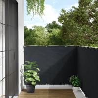 VidaXL Balkonscherm 500x120 cm pvc antracietkleurig - thumbnail