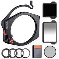 K&F Concept vierkante filterkit X-PRO met houder, CPL, ND1000 en GND8 filter - thumbnail