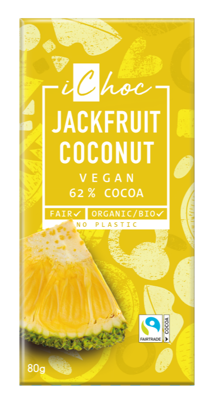 Ichoc Jackfruit coconut bio (80 Gram)