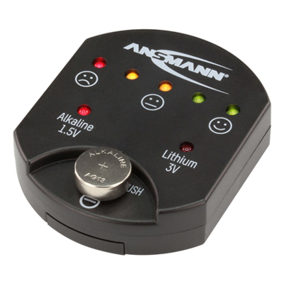 Ansmann Batterijtester Button cell Meetbereik (batterijtester) 1.5 V, 3 V Batterij 1900-0035