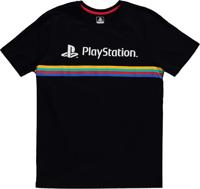 Playstation - Color Stripe Logo - T-shirt - thumbnail