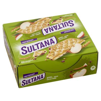 Fruitbiscuit Sultana appel 3-pack | 24 stuks