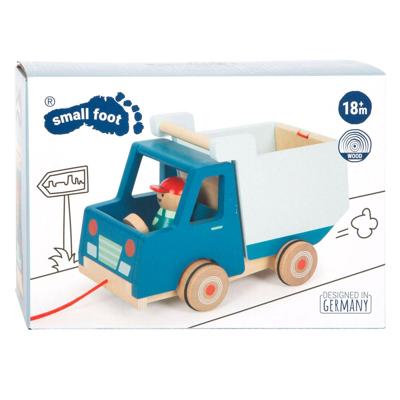 Small Foot houten trekfiguur kiepvrachtwagen