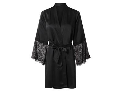 esmara Satijnen dames kimono (Zwart, L (44/46)) esmara Satijnen dames kimono (Zwart, L (44/46))