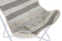 Tuinstoel DKD Home Decor Wit Grijs 74 x 65 x 90 cm - thumbnail