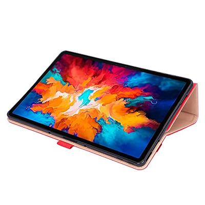 Luxe stand flip sleepcover hoes - Lenovo Tab P11 Pro - Rood