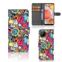 Samsung Galaxy A42 5G | Wallet Case | met Pasjes | Punk Rock - thumbnail