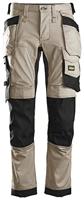 Snickers Workwear 6241 Stretch Werkbroek met holsterzakken khaki/zwart - maat 52 - thumbnail