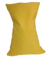 Ecologisch Kersenpitkussen 30x20 cm met wasbaar hoesje (Kleur: Geel) - thumbnail