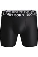 Heren boxershort - Performance - 1-Pack - Black - Zwart microfiber ondergoed - thumbnail
