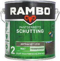 Rambo Pantserbeits Schutting Mat Transparant 2,5 liter - Teakhout - thumbnail