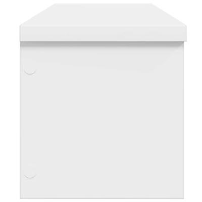 VidaXL Keukenrek stapelbaar 60x15x16 cm bewerkt hout wit
