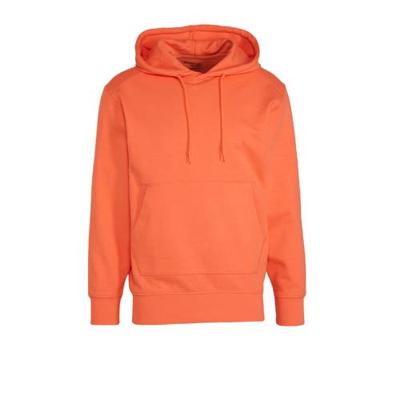 SELECTED HOMME hoodie Jackson van biologisch katoen oranje SELECTED HOMME hoodie Jackson van biologisch katoen oranje