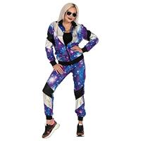 Fout 80's Trainingspak Discobal Blauw Unisex - thumbnail