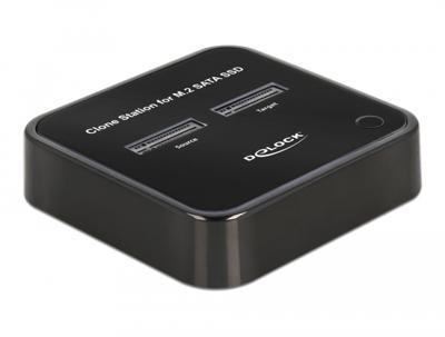 Delock 64178 USB-C Harde schijf-dockingstation Met clone-functie