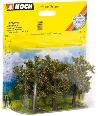NOCH 25113 Set bomen Appelboom 80 mm 3 stuk(s) NOCH 25113 Set bomen Appelboom 80 mm 3 stuk(s)