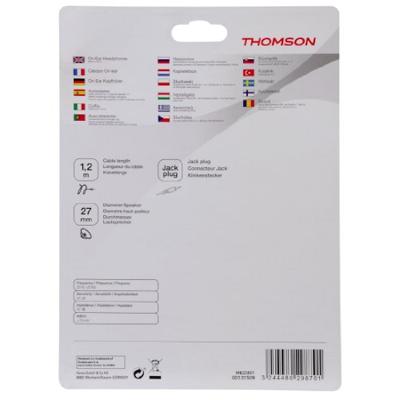 Thomson hoofdtelefoon on-ear hed1115 zwart . Thomson hoofdtelefoon on-ear hed1115 zwart .